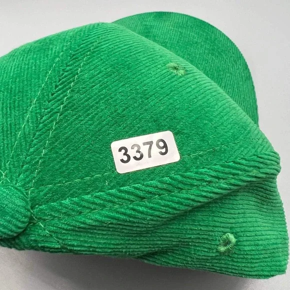 Air Jordan Wings Hat Men Green Corduroy Jumpman Strap Back Cap